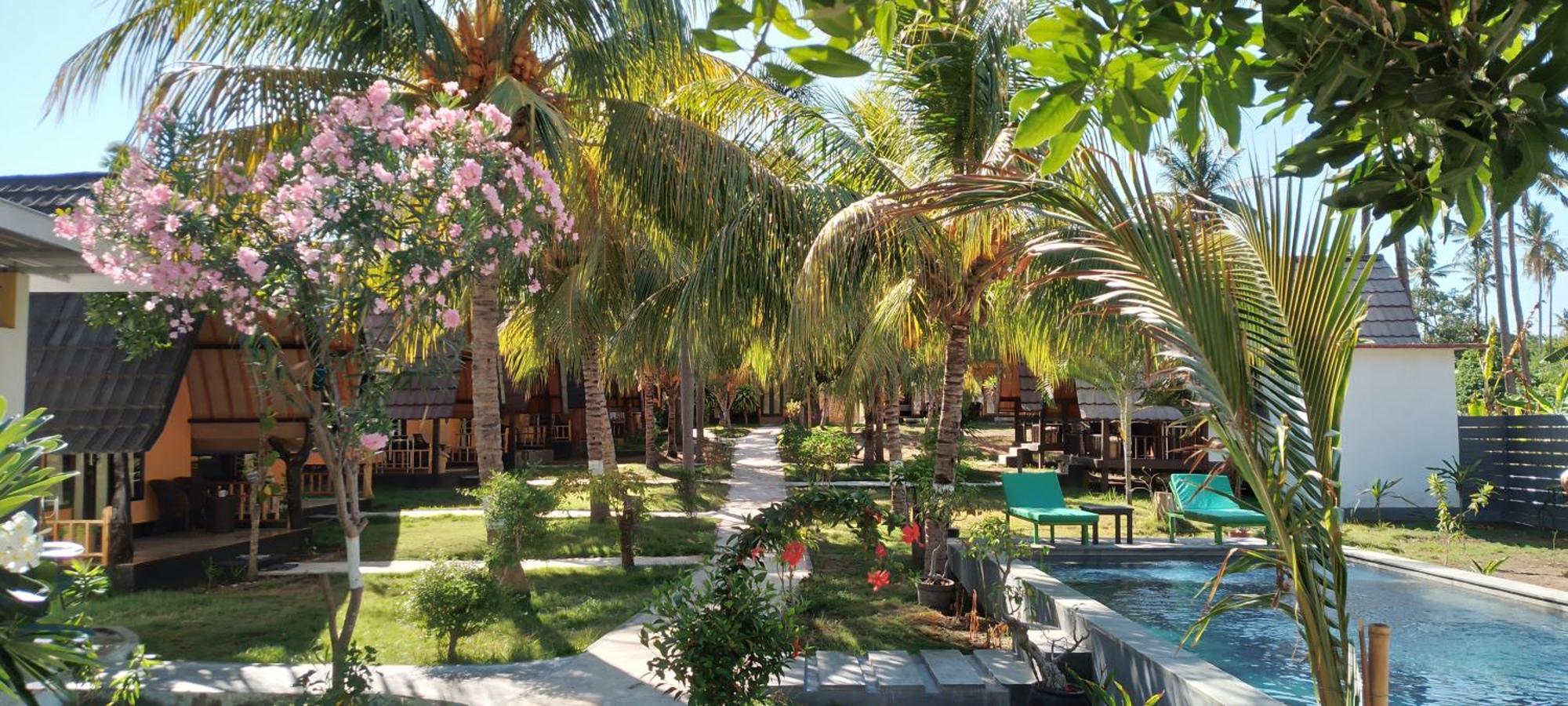 Pandan Bungalow Гили Еър Екстериор снимка